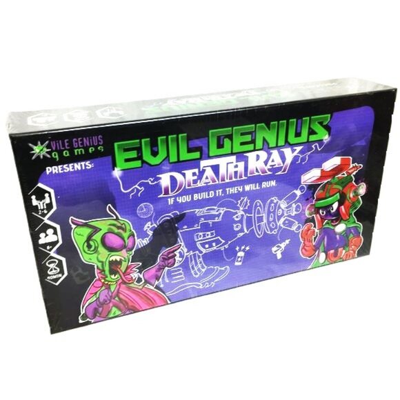 Evil Genius Deathray Game - Vice Genius Games 2015 NWT - NOS - Picture 1 of 11